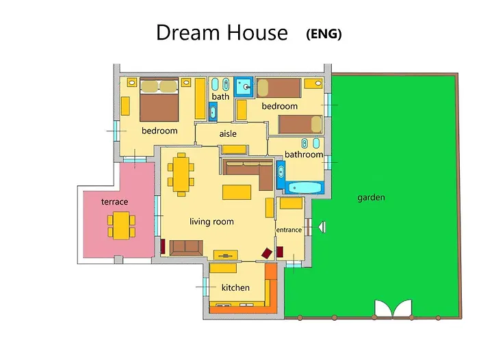 Feriehus Dream House - Sea View & Garden - Pool - Private Box *